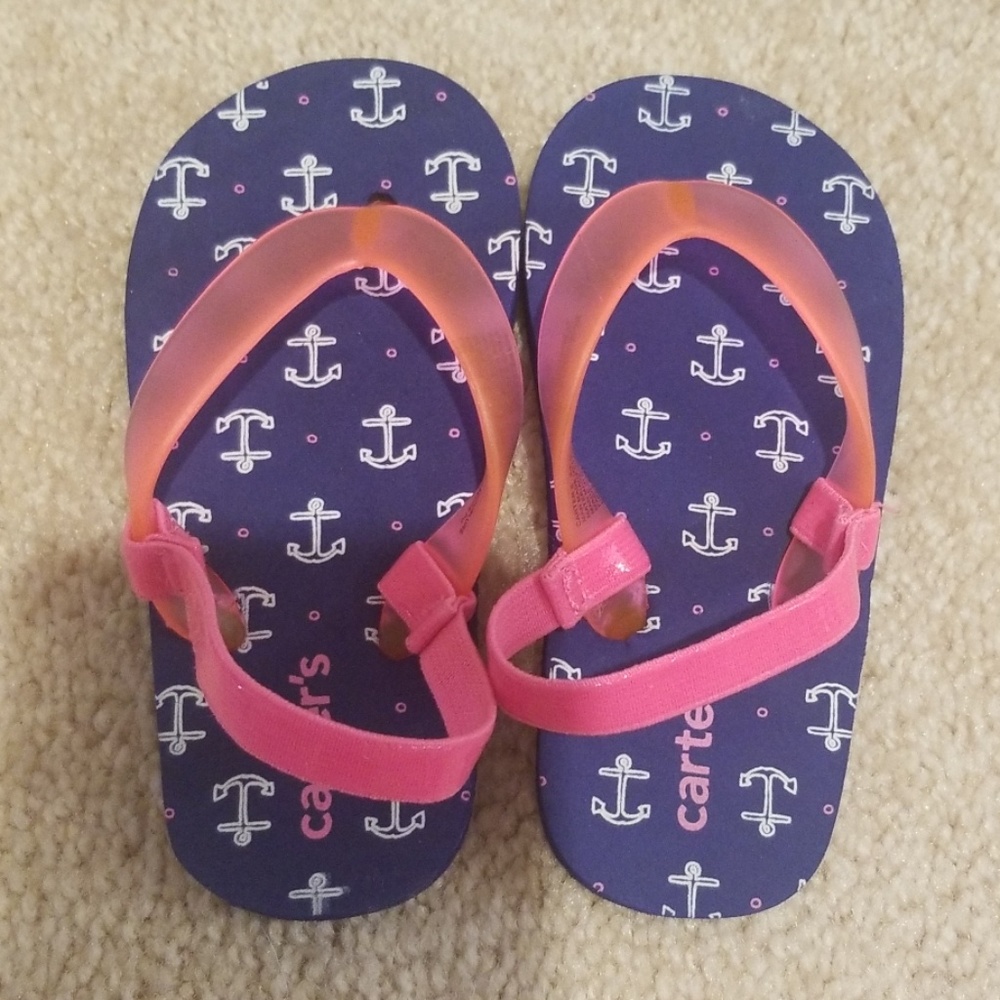 baby girl carters sandals  size 5-6 *gently used*
